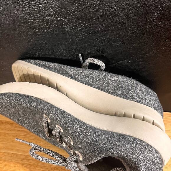 Allbirds Gray The Wool Runner Sneakers‎ Size 8 - Picture 6 of 8